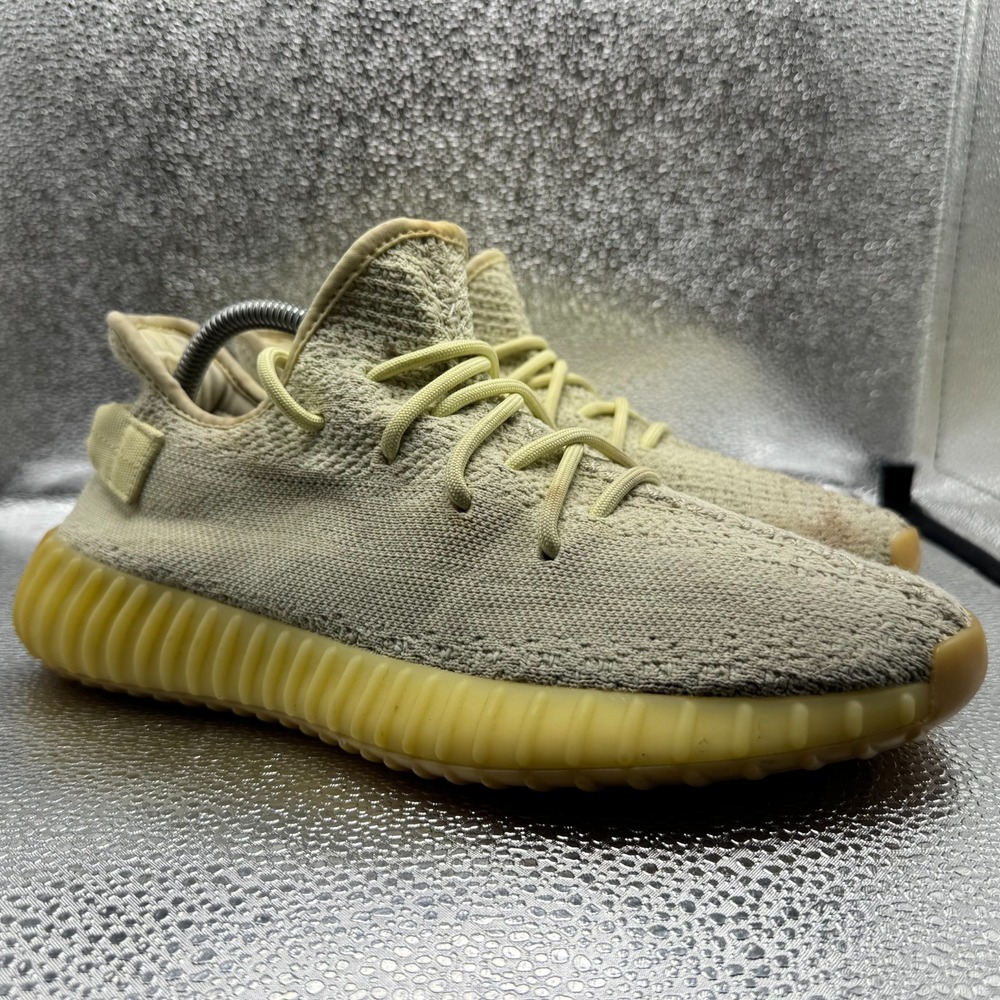 Size 8.5 Adidas Yeezy Boost 350 V2 Butter 2018 Beige Mens Running Shoes F36980